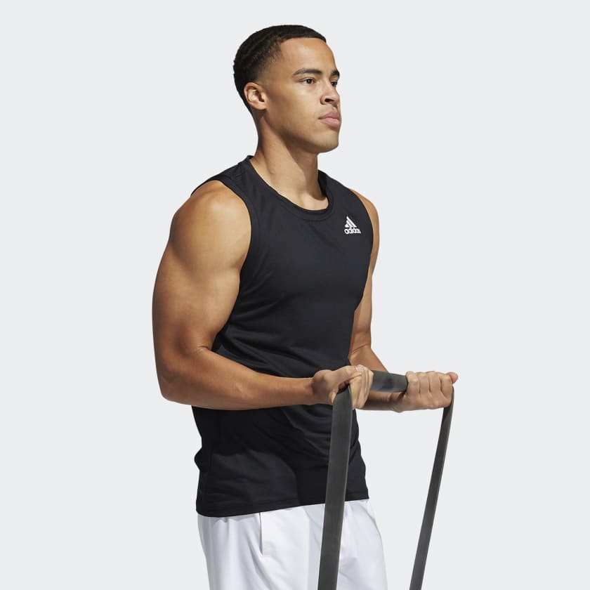 adidas AEROREADY 3-STRIPES PRIMEBLUE TANK TOP