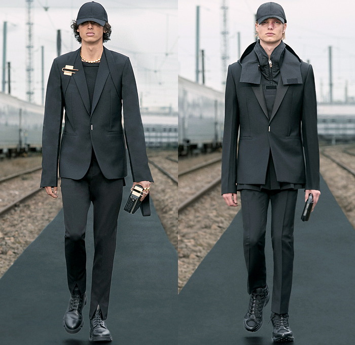 phoi do all black - Givenchy 2022 Resort Cruise Pre-Spring Mens Runway