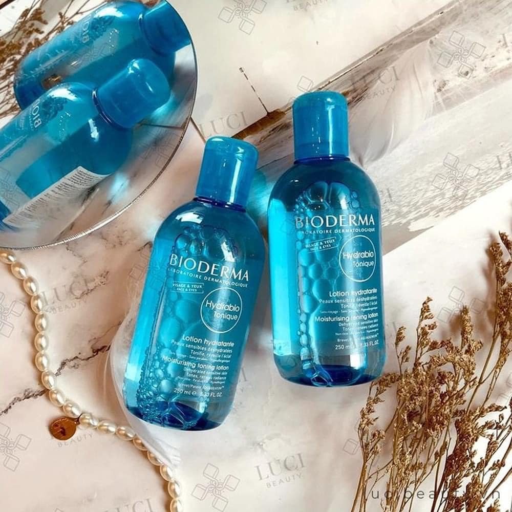 Toner Bioderma Hydrabio Tonique cho da hỗn hợp thiên dầu