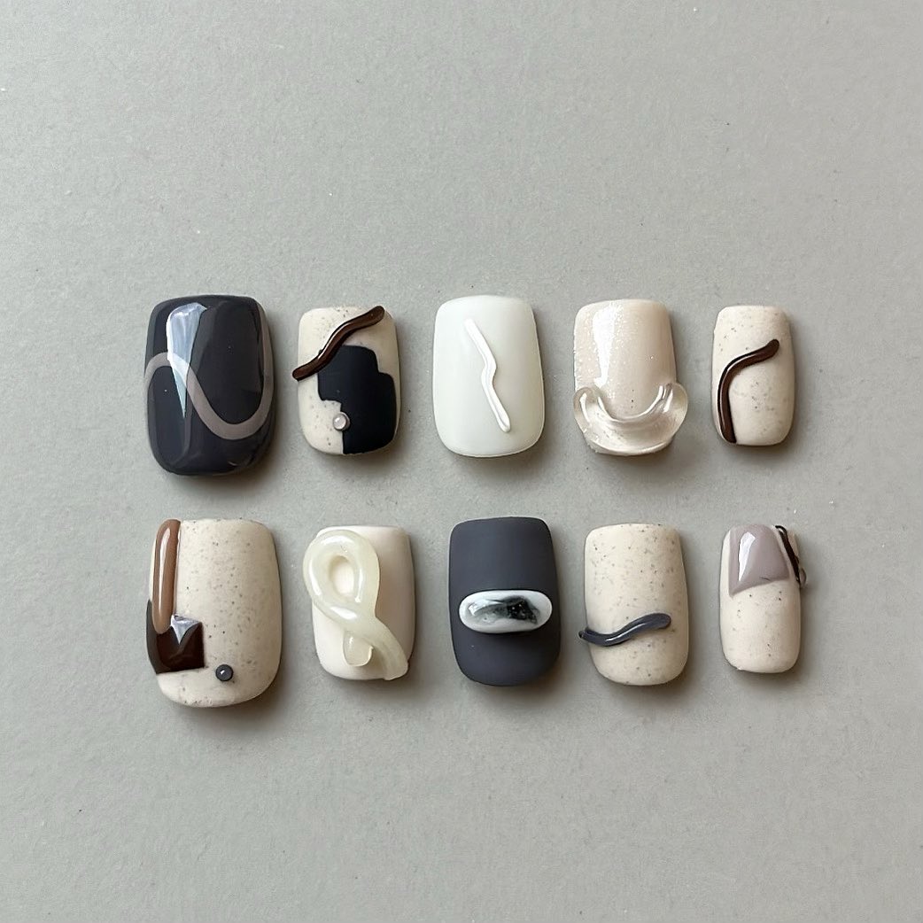 mẫu nail Tết cá tính