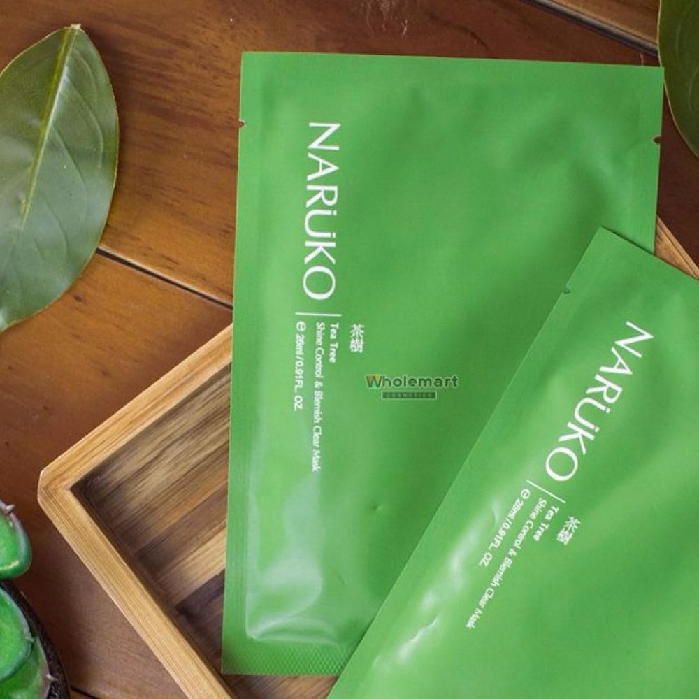 Mặt nạ Naruko Tea Tree Shine Control Blemish Clear Mask (Đài Loan)