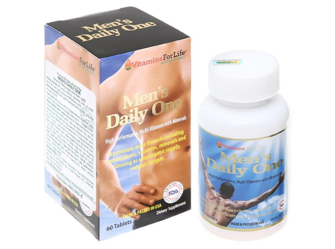 Men's Daily One - Các loại vitamin tổng hợp cho nam giới