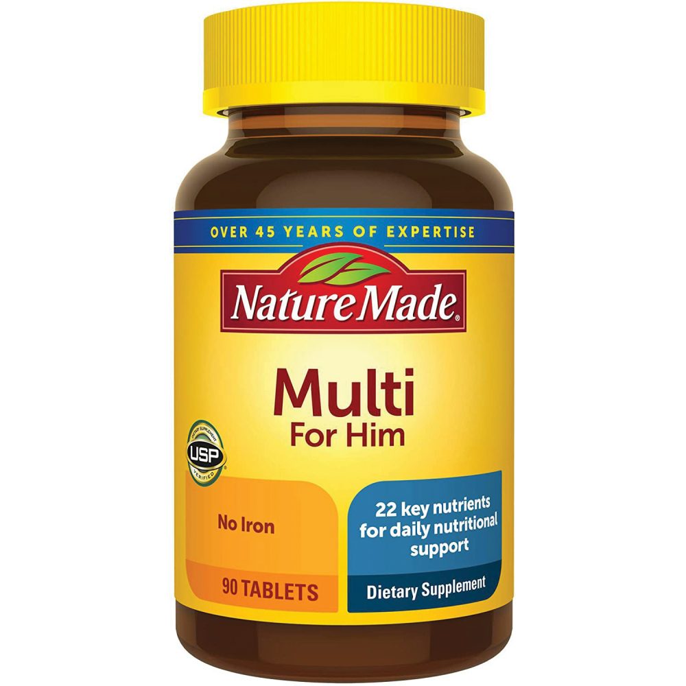 Top vitamin tổng hợp cho nam giới Nature Made Multi For Him