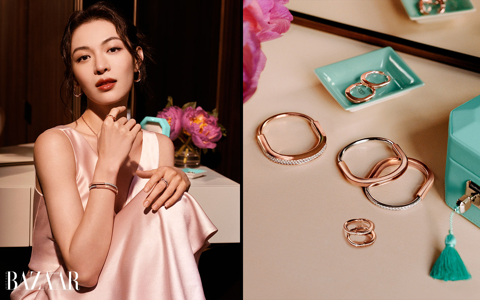 Chung Sở Hy lên chiến dịch Tiffany & Co. toàn cầu mùa lễ hội